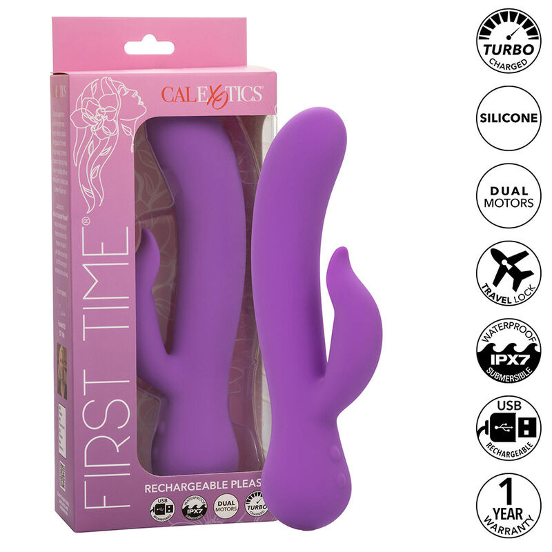 Calexotics - first time vibrator pleaser rechargeable purple