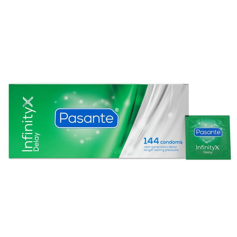 Pasante - delay infinity condoms box 144 units 1