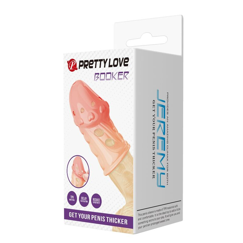 Pretty love - socker textured penis sleeve natural 2