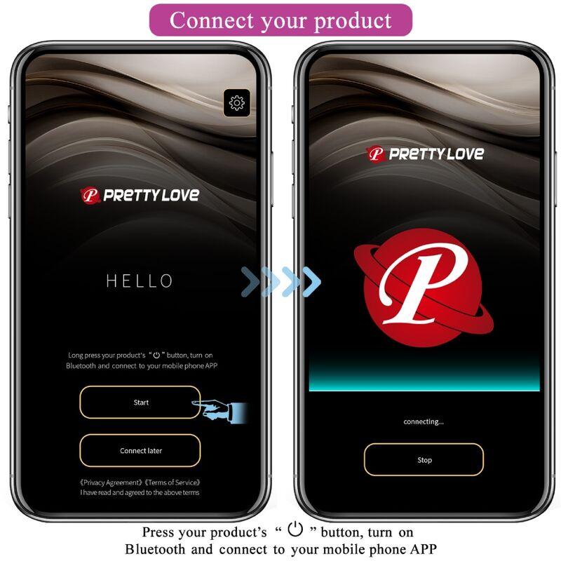 Pretty Love - Nymph Vibrating Egg App Controlled Purple 11