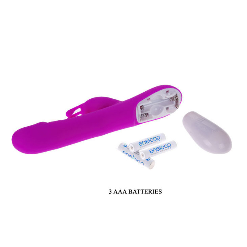 Pretty love - flirtation robert vibrator with clitoris stimulator 4