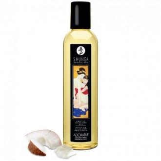 Shunga Erotic Massage Oil Adorable Coconut Bright 250ml