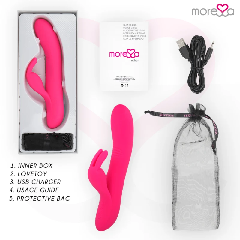 Amoressa Ethan Premium Silicone Rechargeable 5