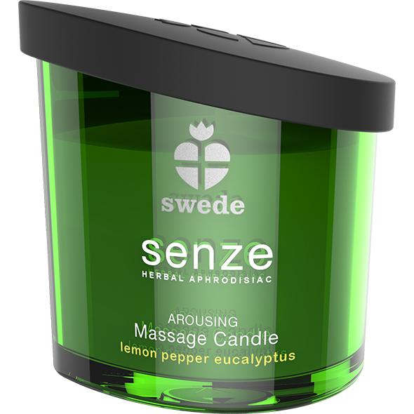 Swede - Senze Arousing Massage Candle Lemon Pepper Eucalyptu