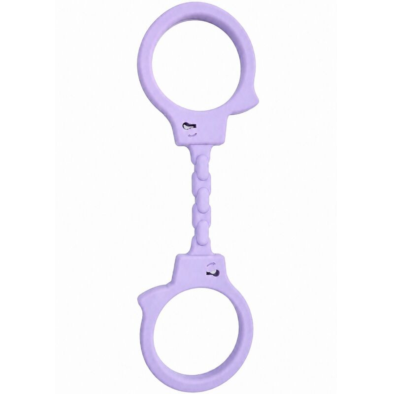 Diablo picante - silicone handcuffs mauve