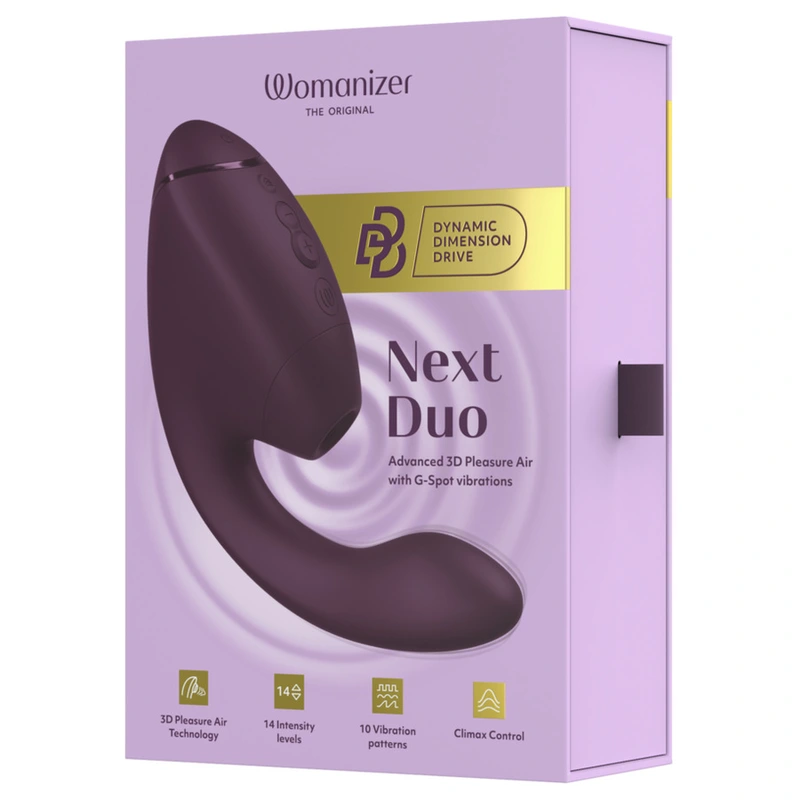 Womanizer - duo next dual clitoral & g-spot stimulator dark purple 20