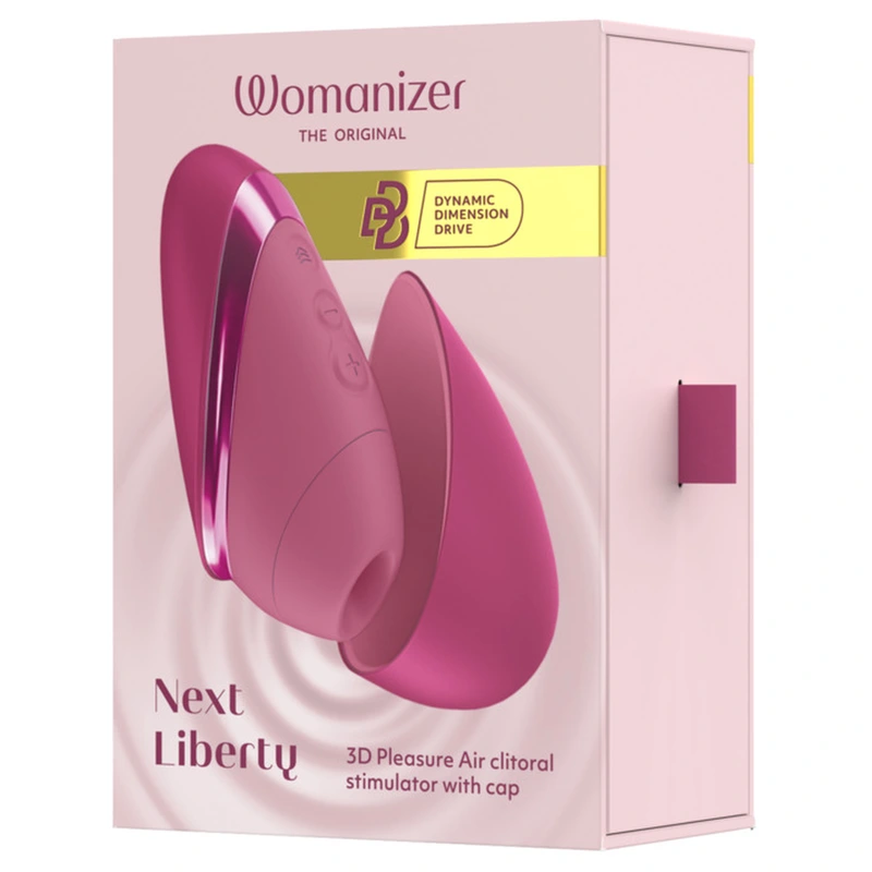Womanizer - next liberty 3d pleasure air clitoral stimulator pink 7