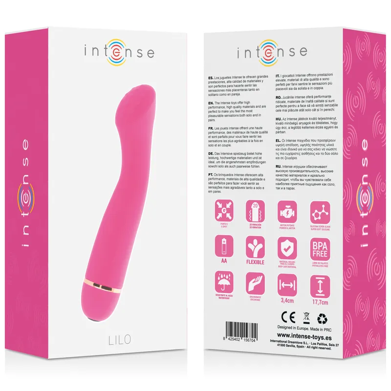 Intense Lilo 20 Speeds Silicone Pink 5