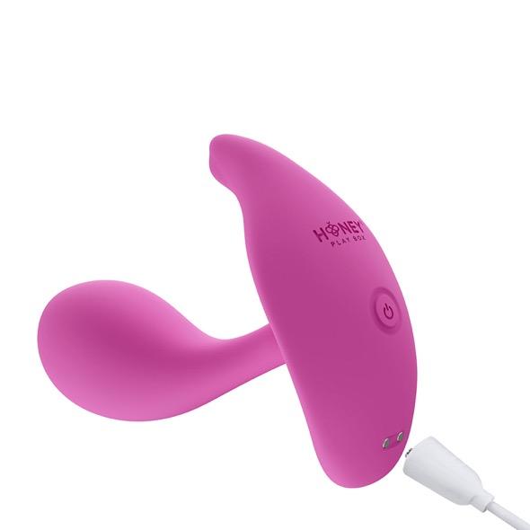 Honeyplaybox - Oly 2 Pressure Sensing App-Enabled Wearable Clit & G Spot Vibrator Pink 9