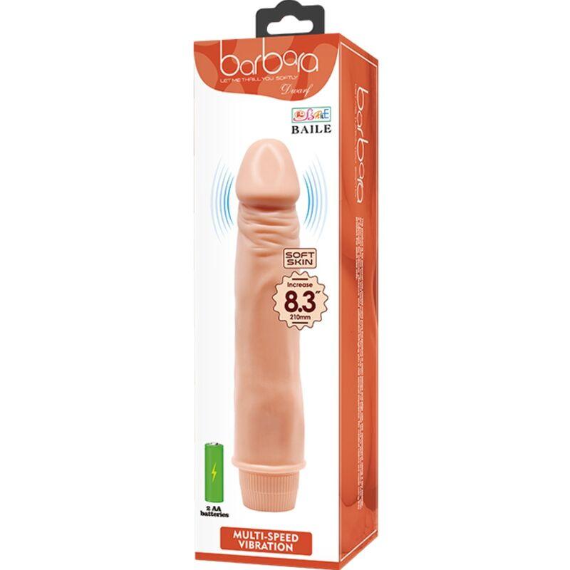 Baile - dwarf realistic vibrator 21 cm flesh 5