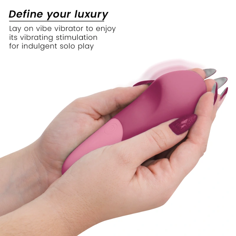 Womanizer - vibe lay-on silent vibrator dusky pink 2