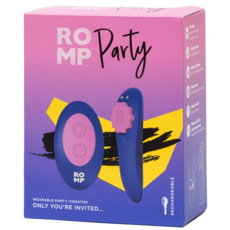 Romp - party magnetic vibrating silicone pantie with remote control 8