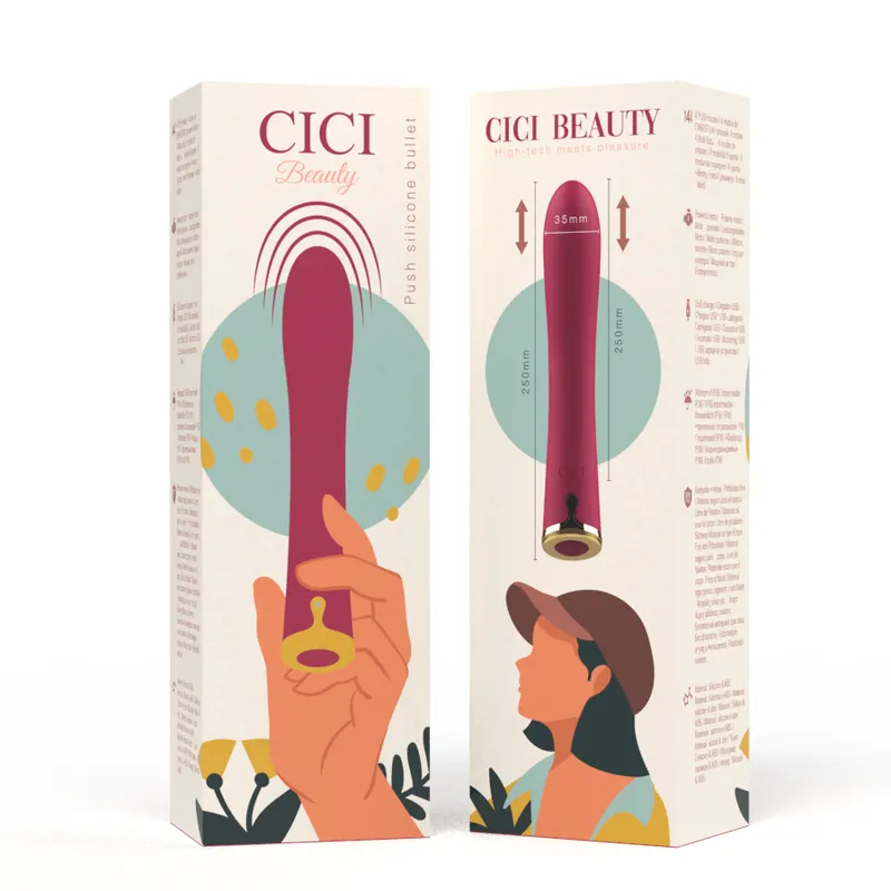 Cici Beauty Premium Silicone Push Bullet