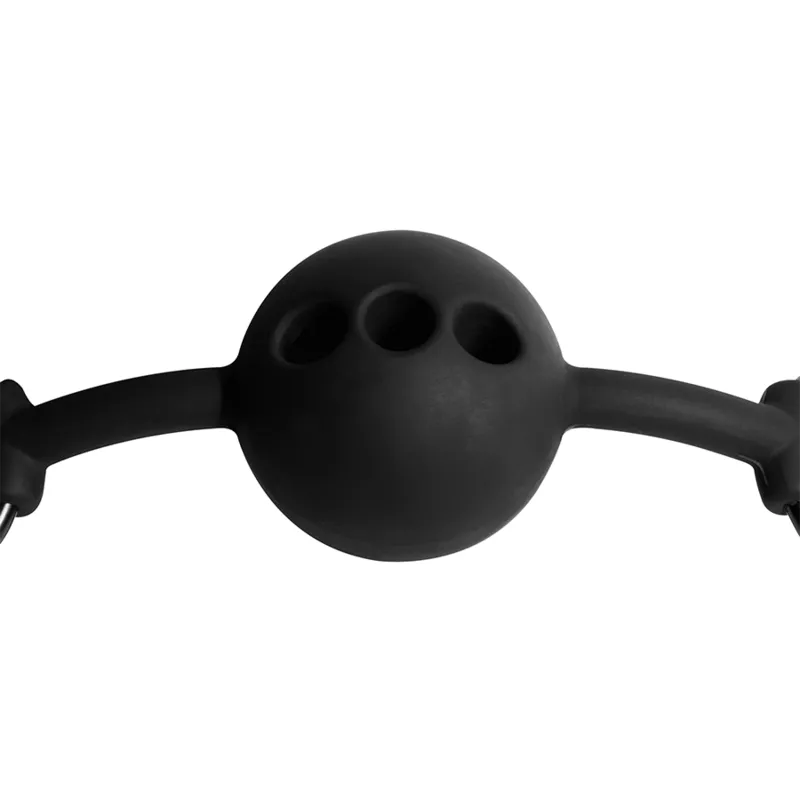 Fetish Submissive Bondage - Breathable Silicone Ball Gag - Náhubok