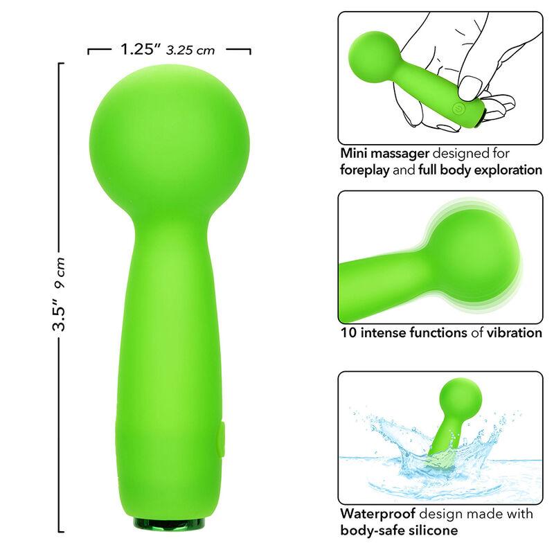 Calexotics - Neon Vibes The Bubbly Vibe Mini Massager 10 Vibrations Green