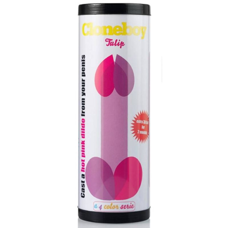 Cloneboy - dildo tulip intense pink 1