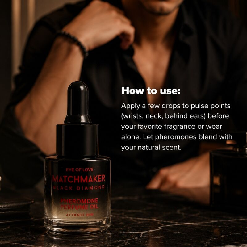Eye of love - matchmaker black diamond pheromone perfume oil 20 ml 5