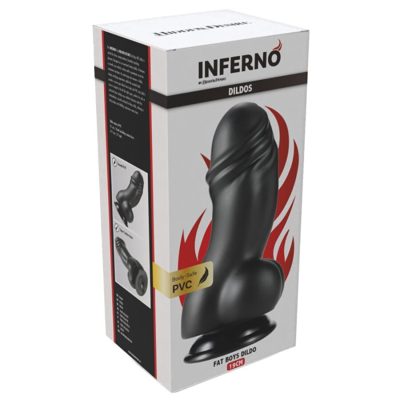 Hidden desire - inferno fat boys dildo 19 cm 7