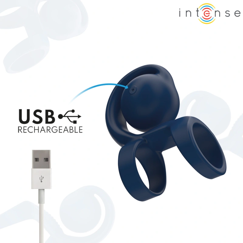 Intense - tyson cock ring with vibrating ball Ø 3.2 cm 6