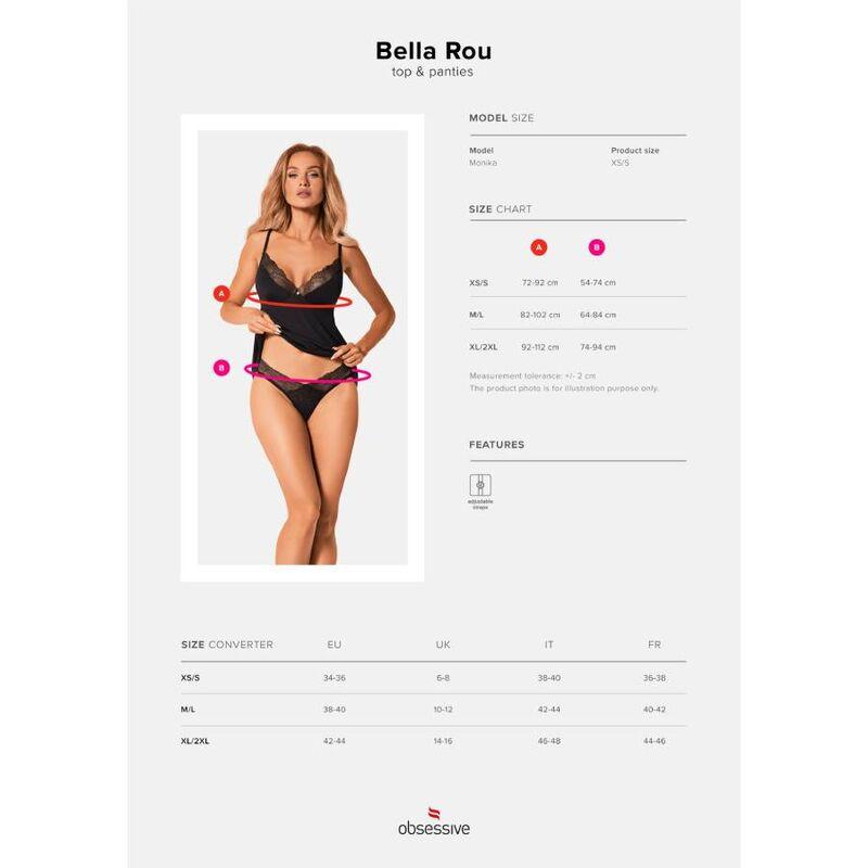 Obsessive - Bella Rou Top & Panties M/L 6