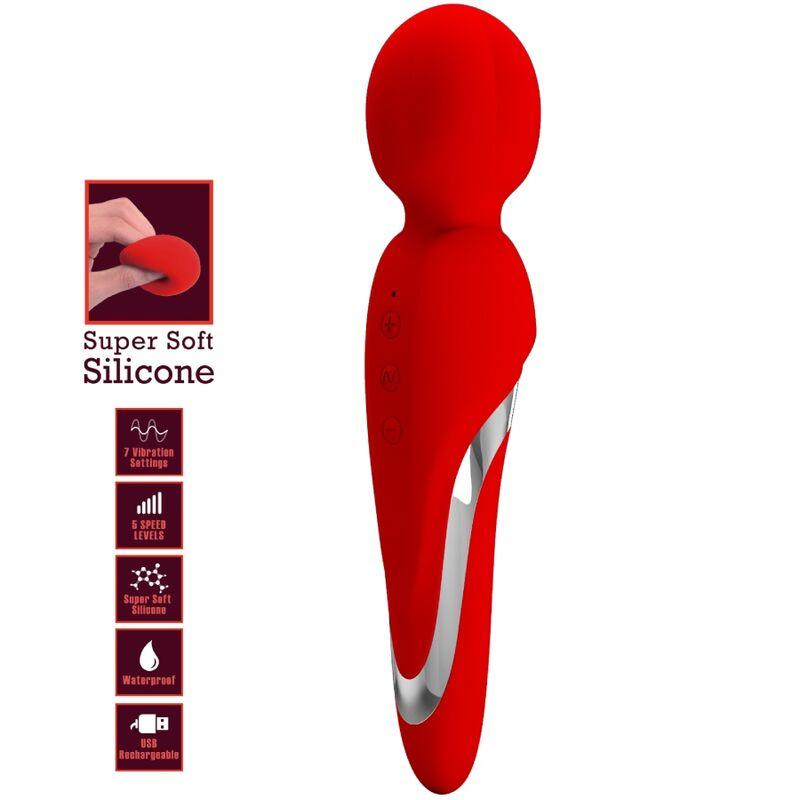Pretty Love - Walter Vibrator Wand Red 6