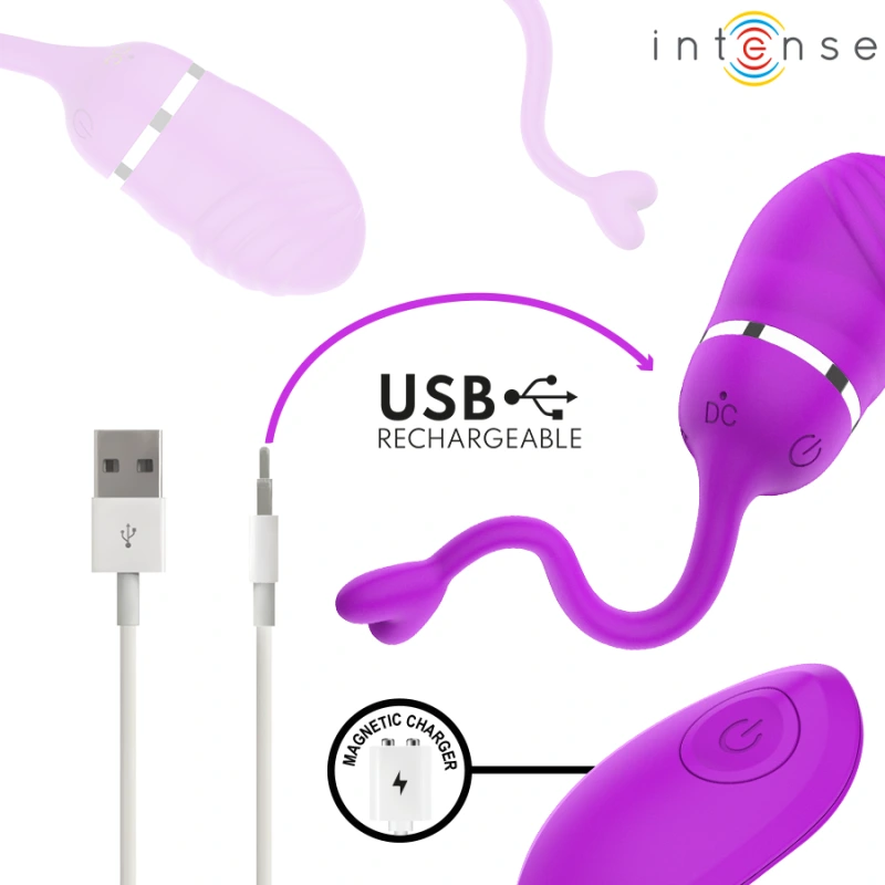 Intense - sookie remote control vibrating egg purple 6