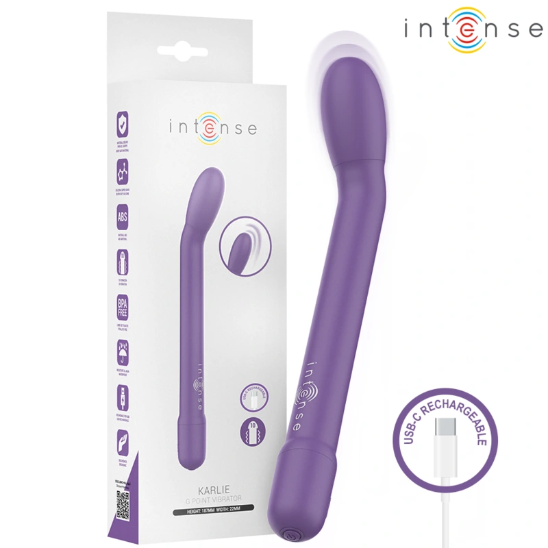 Intense - karlie rechargeable g-spot stimulator purple