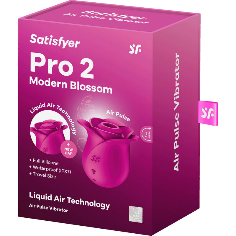Satisfyer - air pulse pro 2 modern blossom vibrator 6