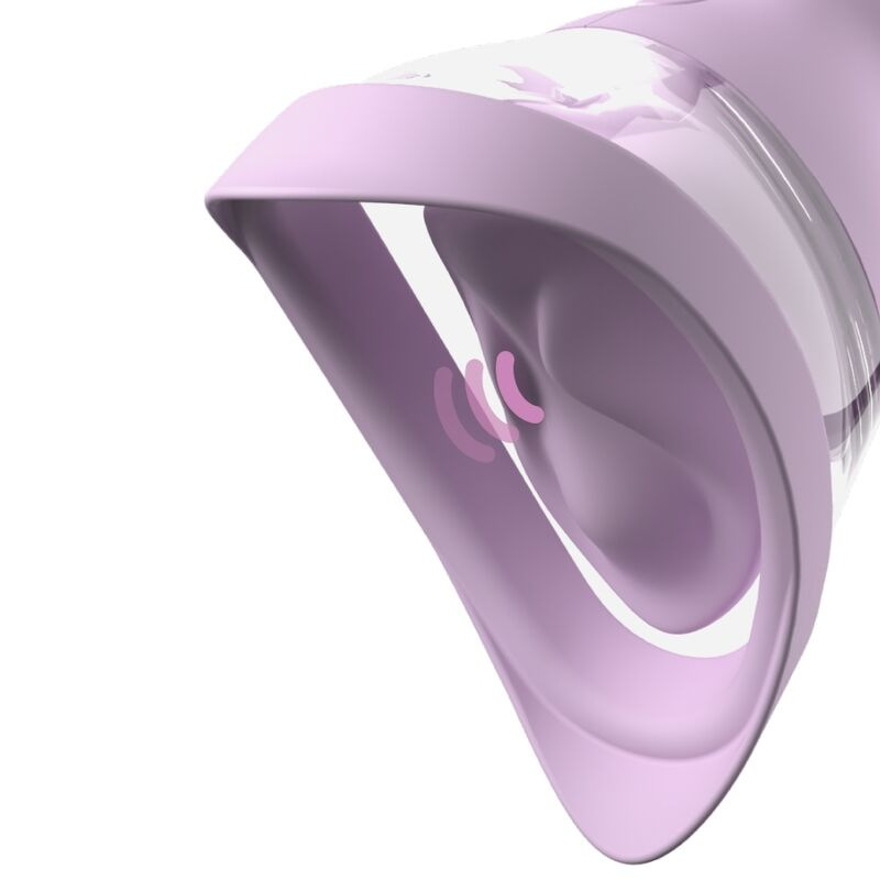 Fantasy for her - veloura touch pleasure pump intimate pump with suction and vibration purple 2