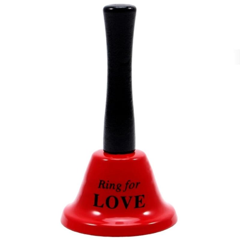 Diablo picante - red 'ring for love' hand bell