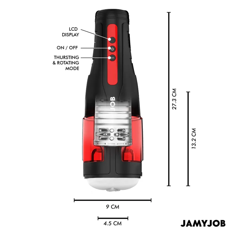 Jamyjob - storm automatic vagina masturbator 10 suction and thrust modes 2