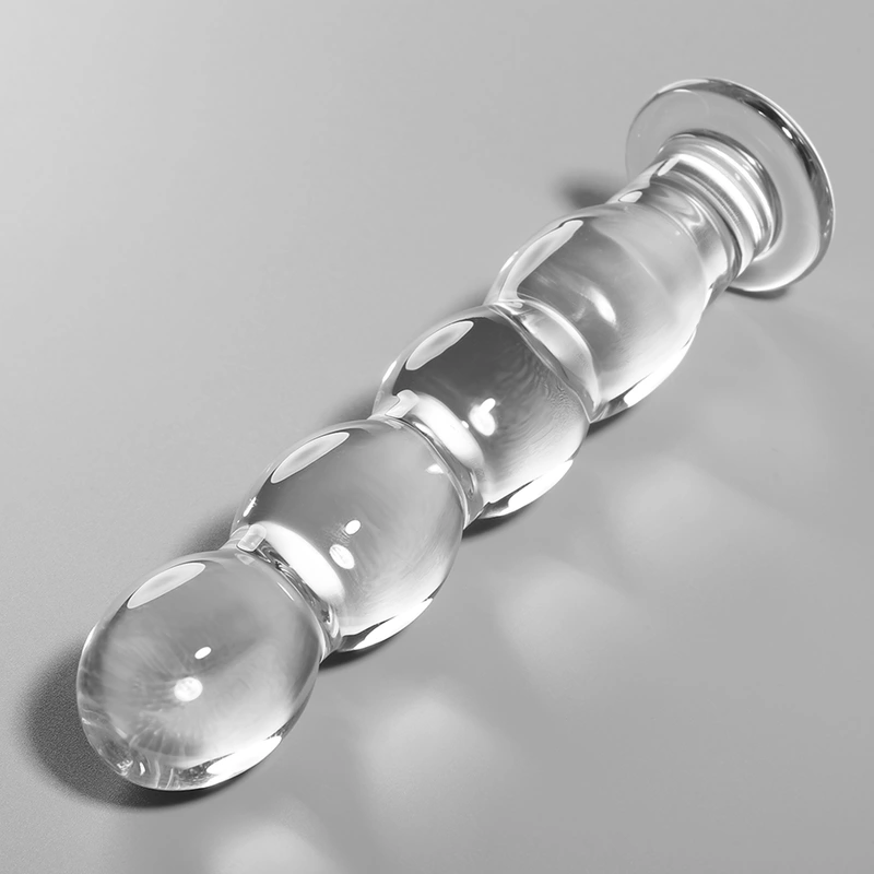Nebula series by ibiza - model 10 dildo borosilicate glass clear 16.5 cm -o- 3.5 cm 1