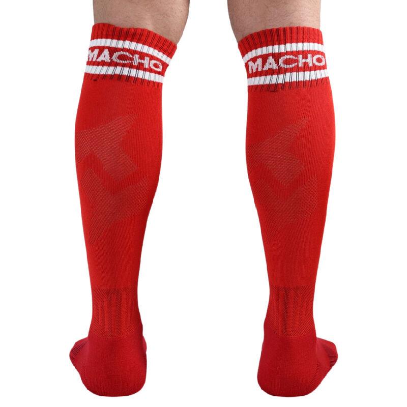 Macho Male Long Socks One Size - Red