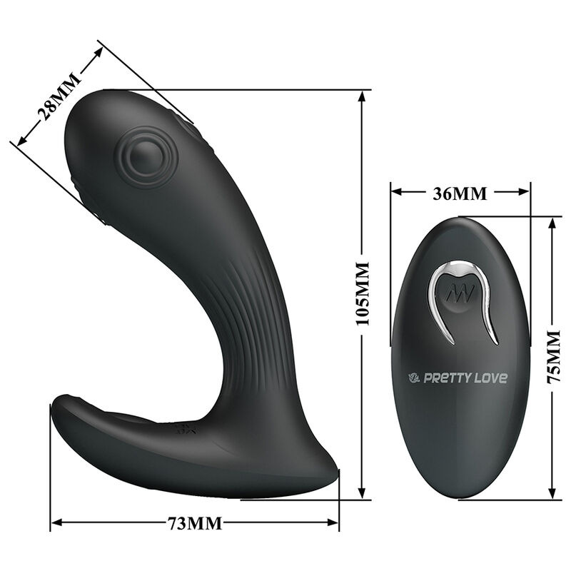 Pretty love - mirabelle prostate vibrator with remote control 5