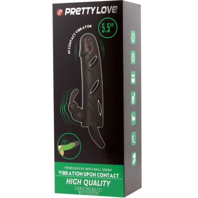 Pretty Love Vibrating Silicone Sleeve 14 Cm 7