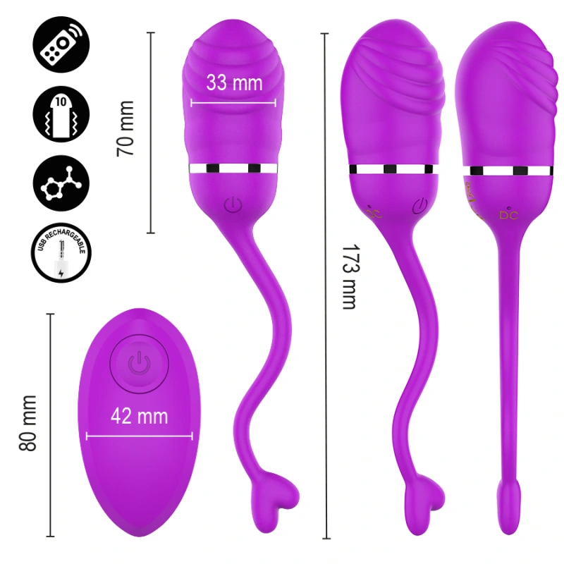 Intense - sookie remote control vibrating egg purple 3