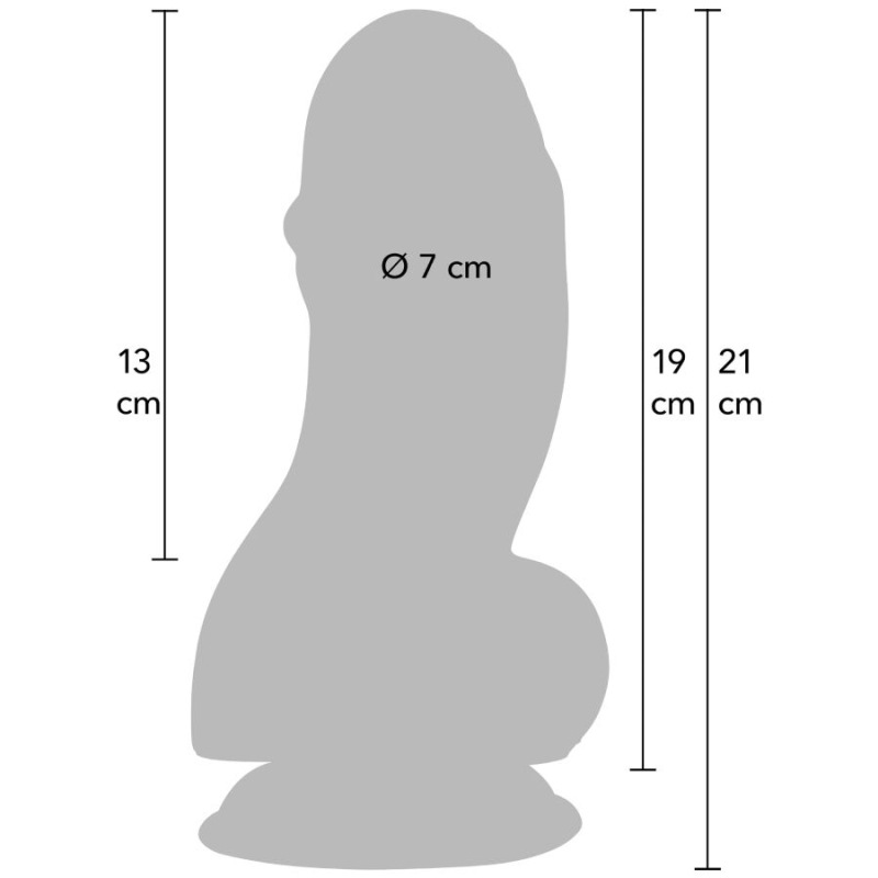 Hidden desire - inferno fat boys dildo 19 cm 2