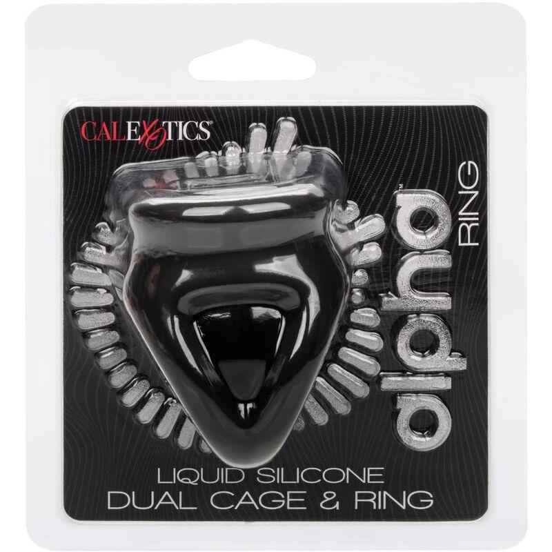 California Exotics - Alpha Dual Cage Ring Black