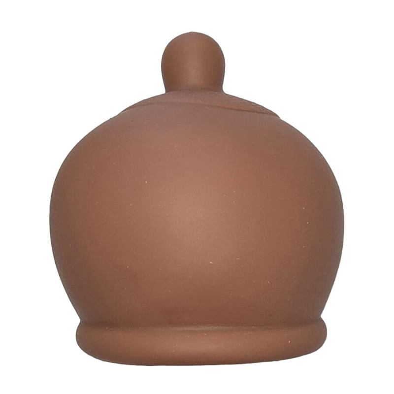 Diablo picante - brown breast-shaped stress toy