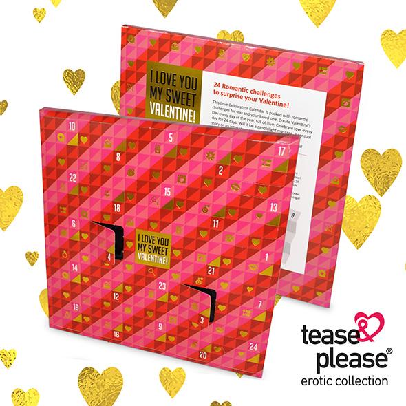 Tease & Please - Valentine Advent Calendar (Nl-De-En-Fr-Es-It-Pl-Ru-Se-No)