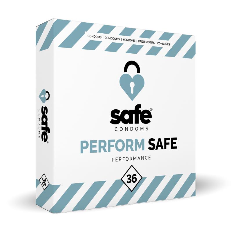 Safe - Condoms Orgasm Delaying Performance 36 Pcs