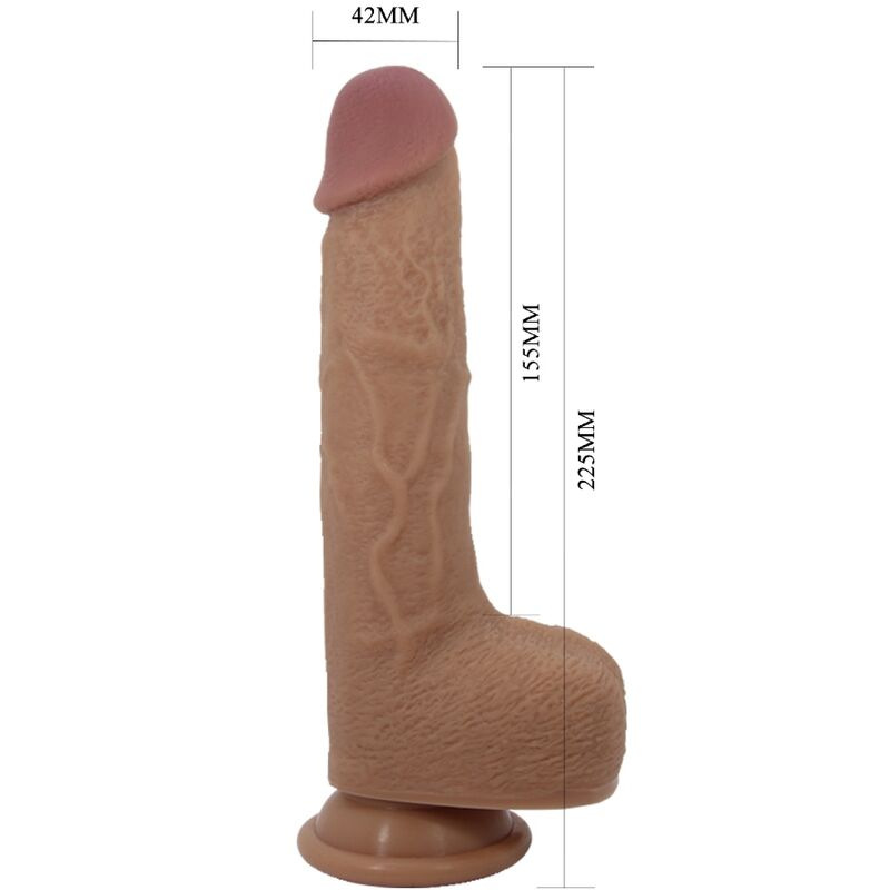 Pretty love - tommy realistic dildo vibrator 22.5 cm 3