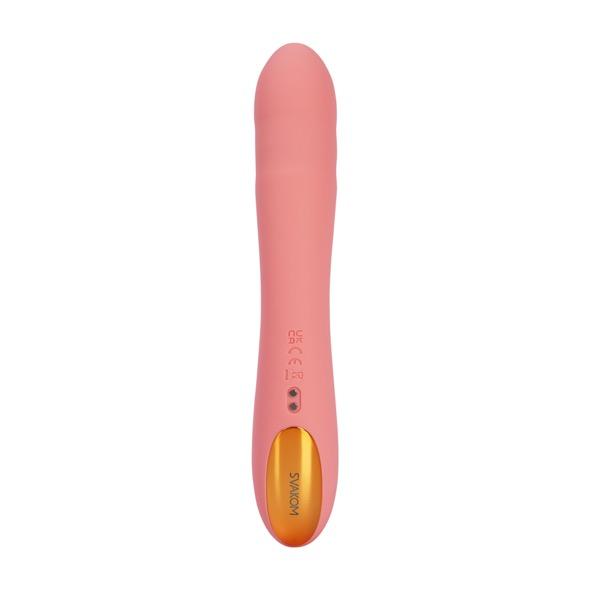 Svakom - Ava Neo Interactive Thrusting Vibrator Peach