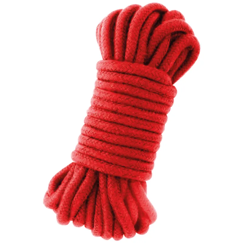 Darkness Kinbaku Cotton Rope Red 5m - Lano 1
