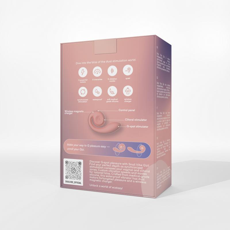 Snail Vibe - Gizi Vibrator Peach 5