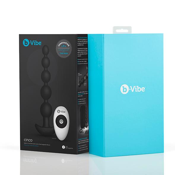 B-Vibe - Cinco Anal Beads Black 11
