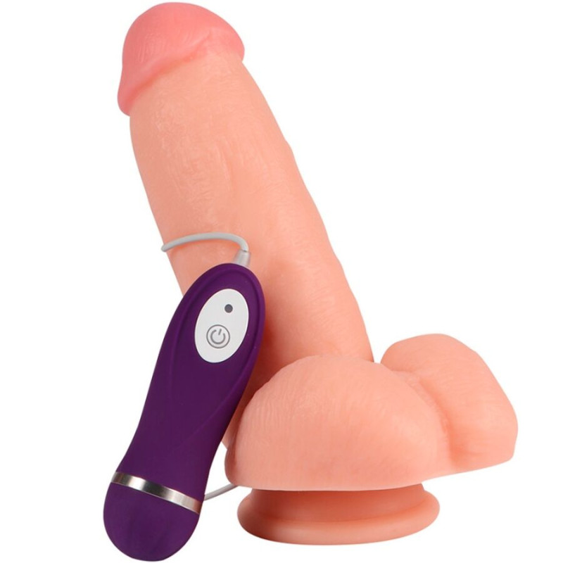 Shequ - red eagle vibrator dildo with remote control 17 cm 2