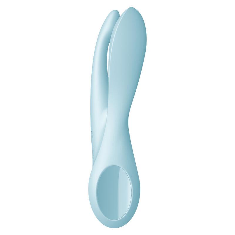Satisfyer Threesome 1 Vibrator - Blue 3