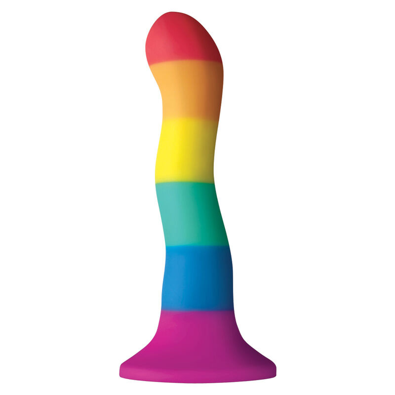 Pride - lgbt flag dildo wave 17 cm