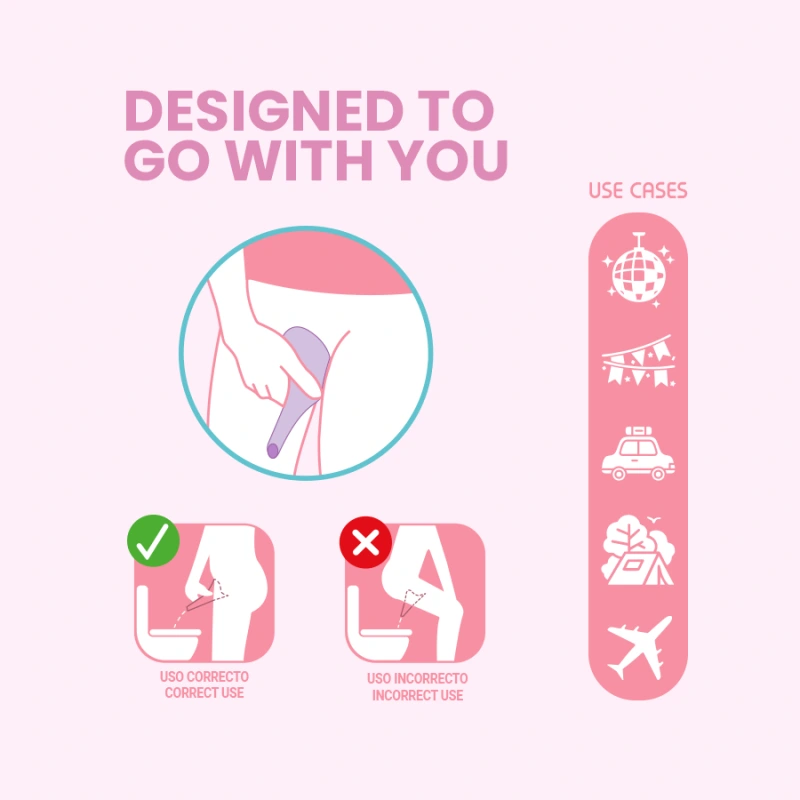 Intimichic - kibi disposable portable urinal 2